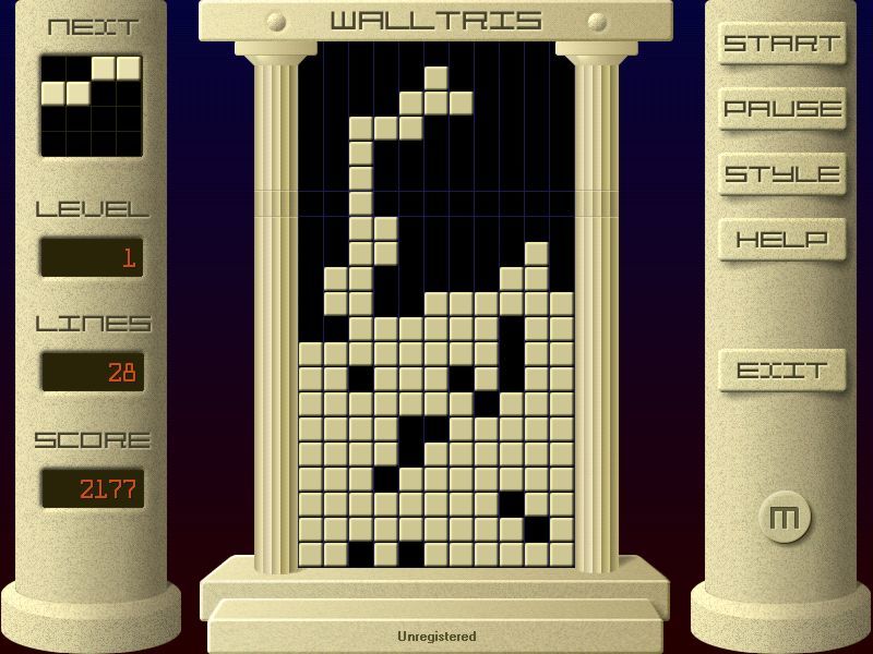 Walltris Screenshot